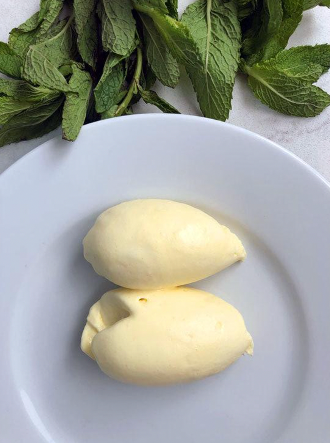 Mint and Lemon Balm Ice Cream Recipe