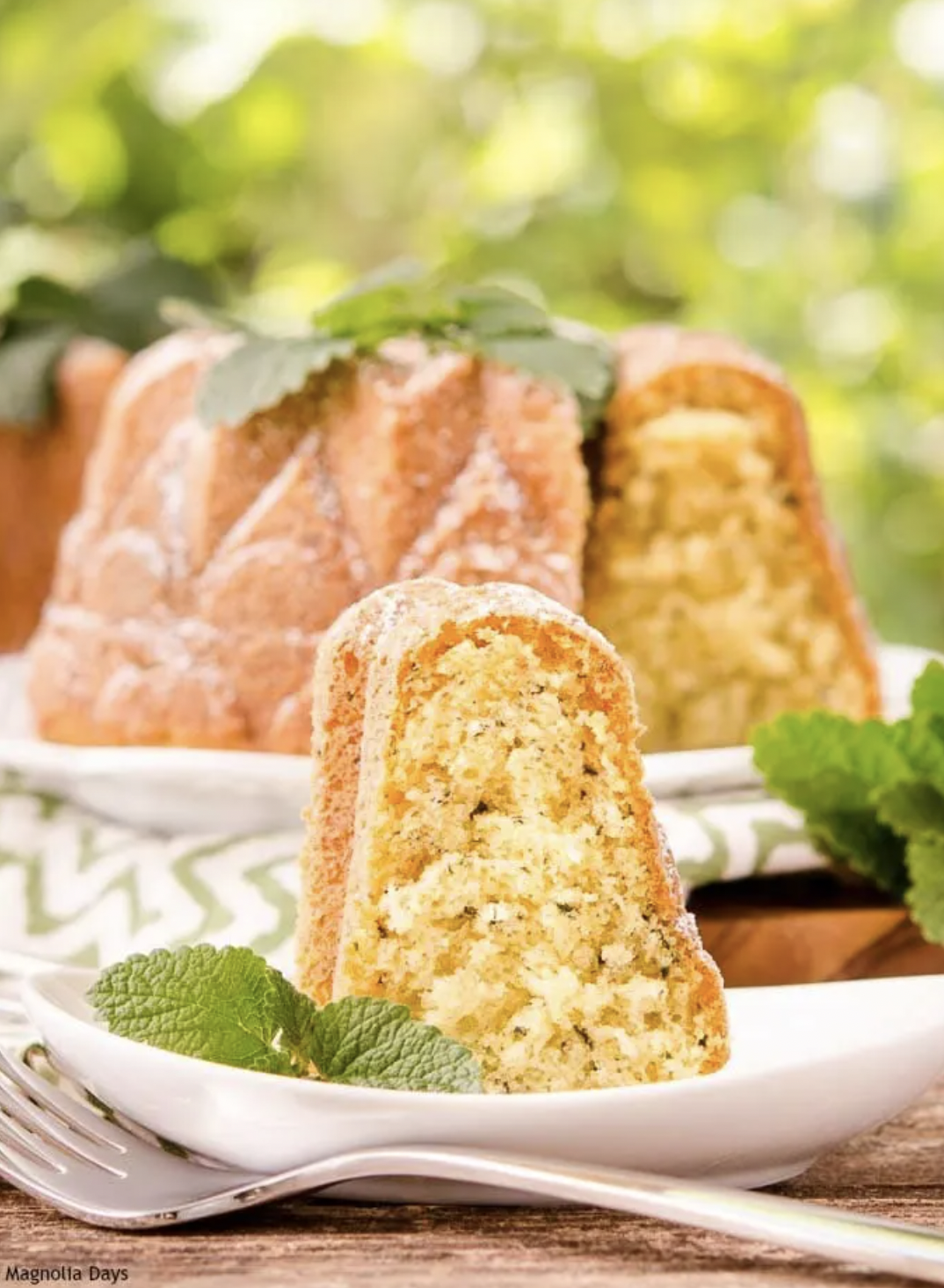 Lemon Balm Bundt Cake Bliss