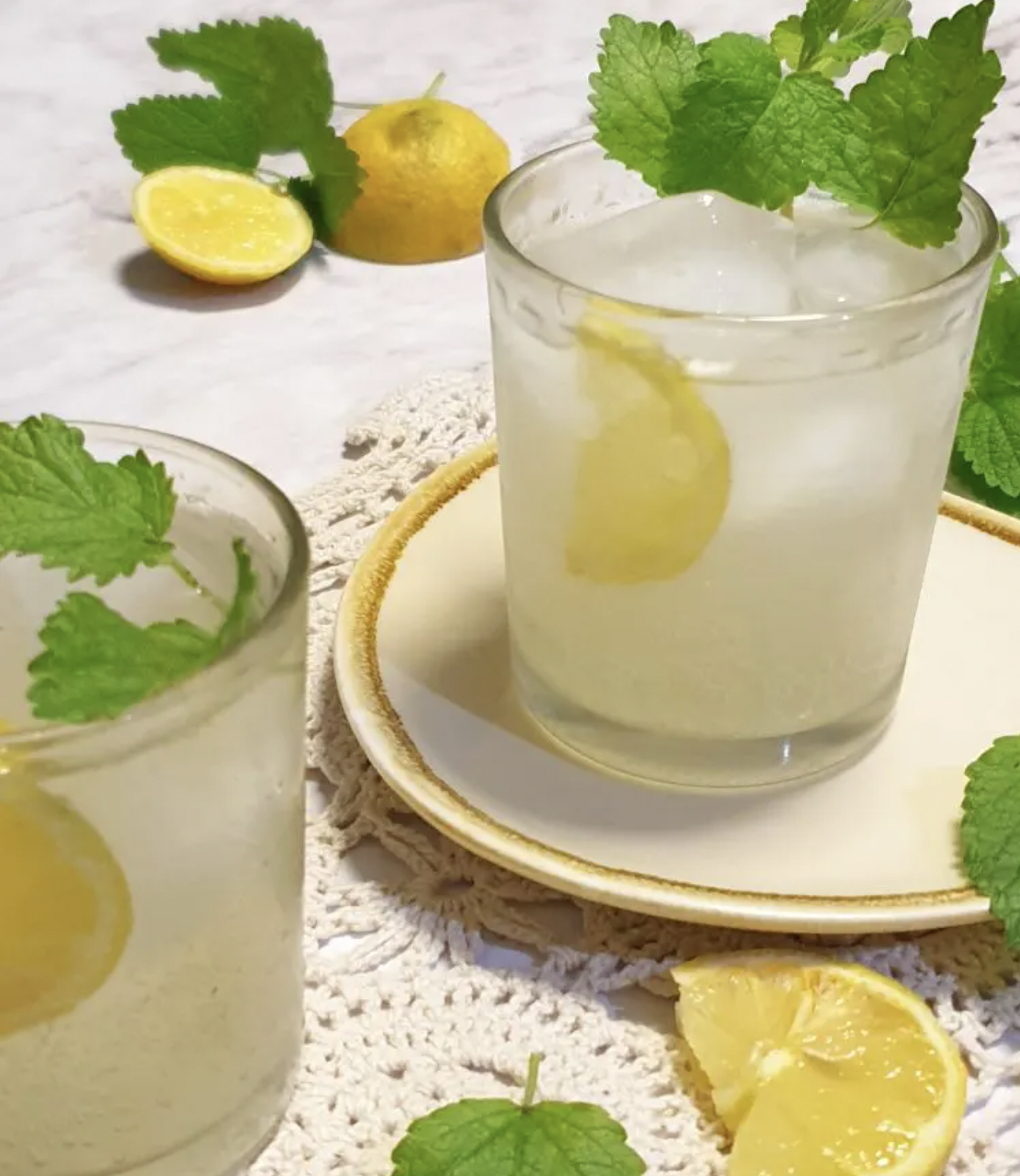 Refreshing Lemon Balm Lemonade