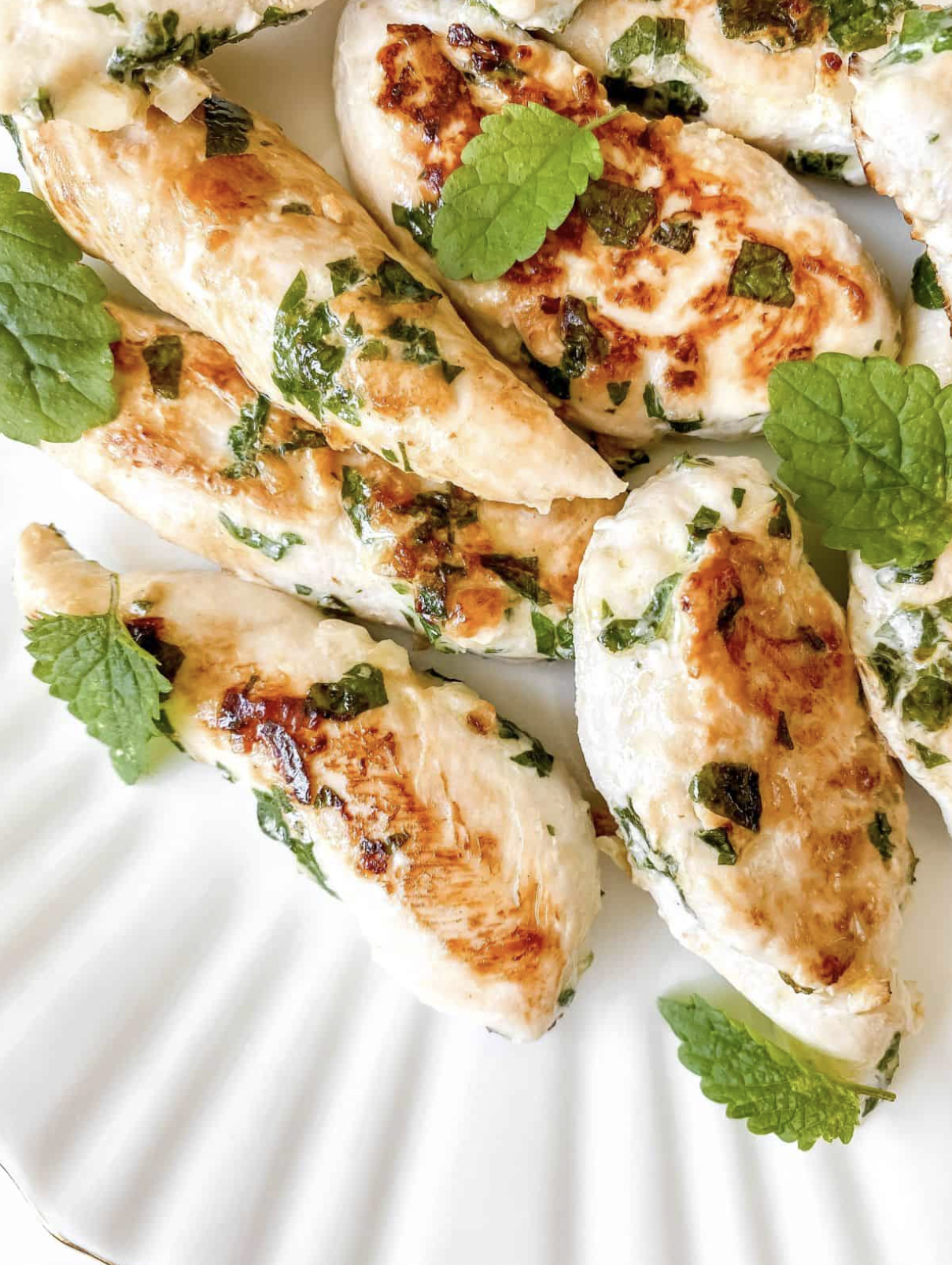 Lemon Balm Marinated Chicken