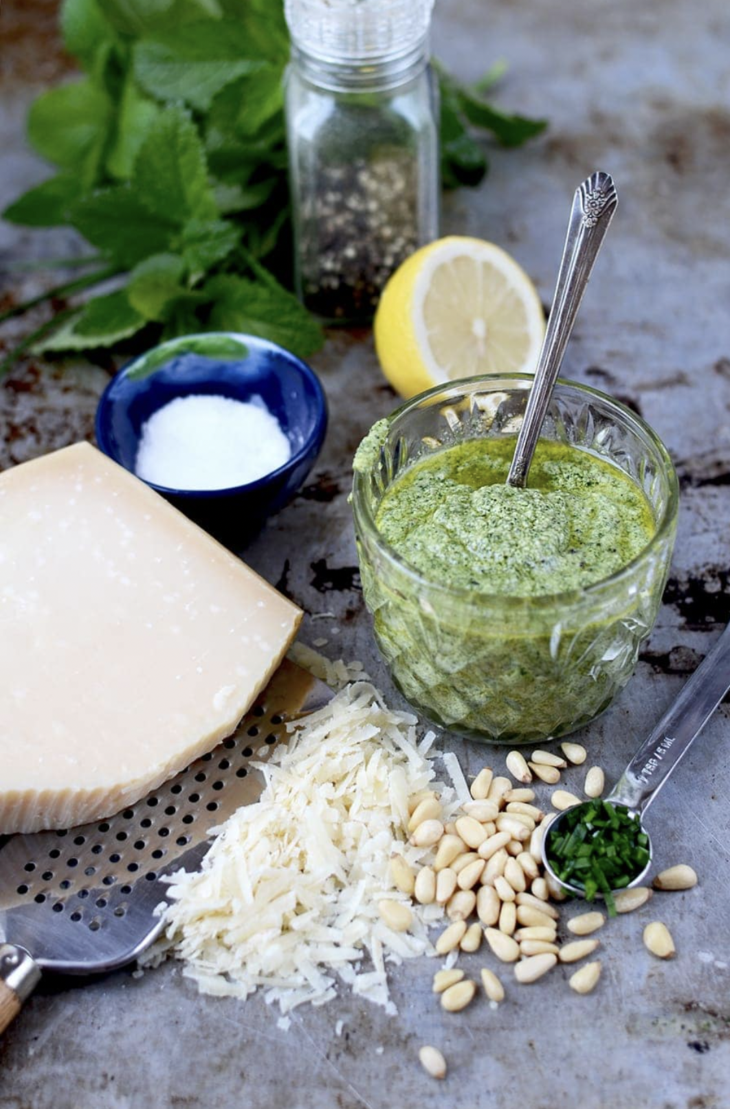 6. Zesty Lemon Balm Pesto