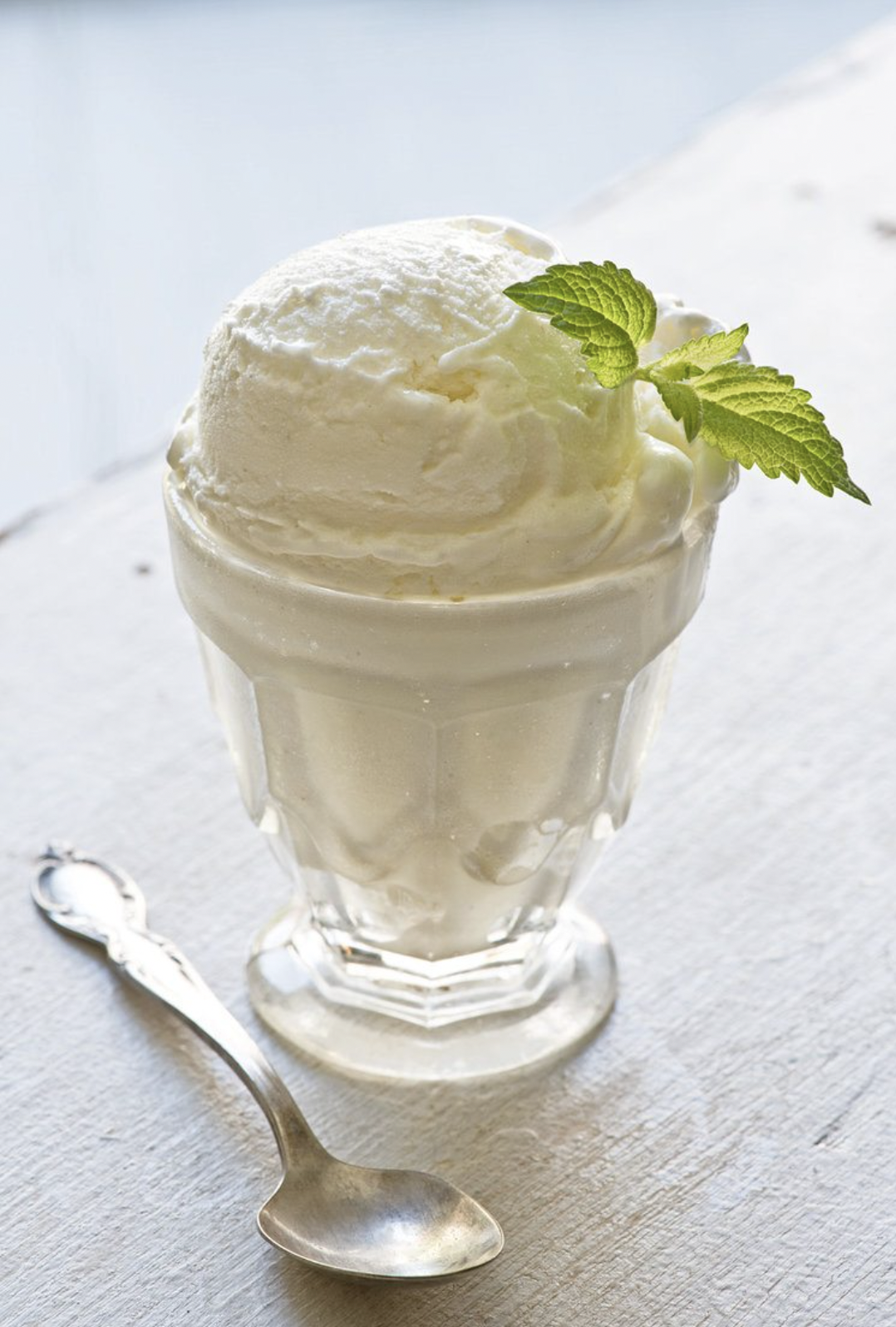 Creamy Lemon Balm Gelato