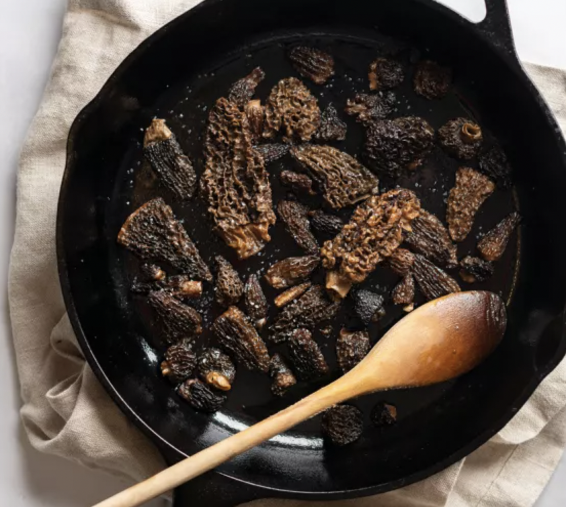 Sautéed Morel Mushrooms