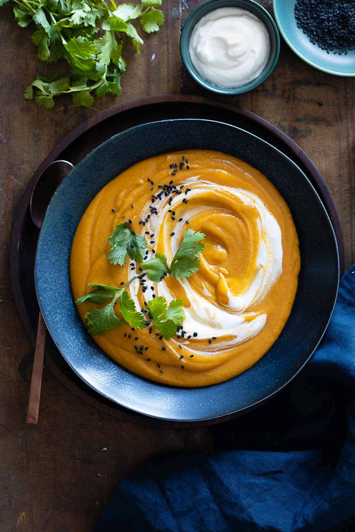 Red Lentil Sweet Potato Soup