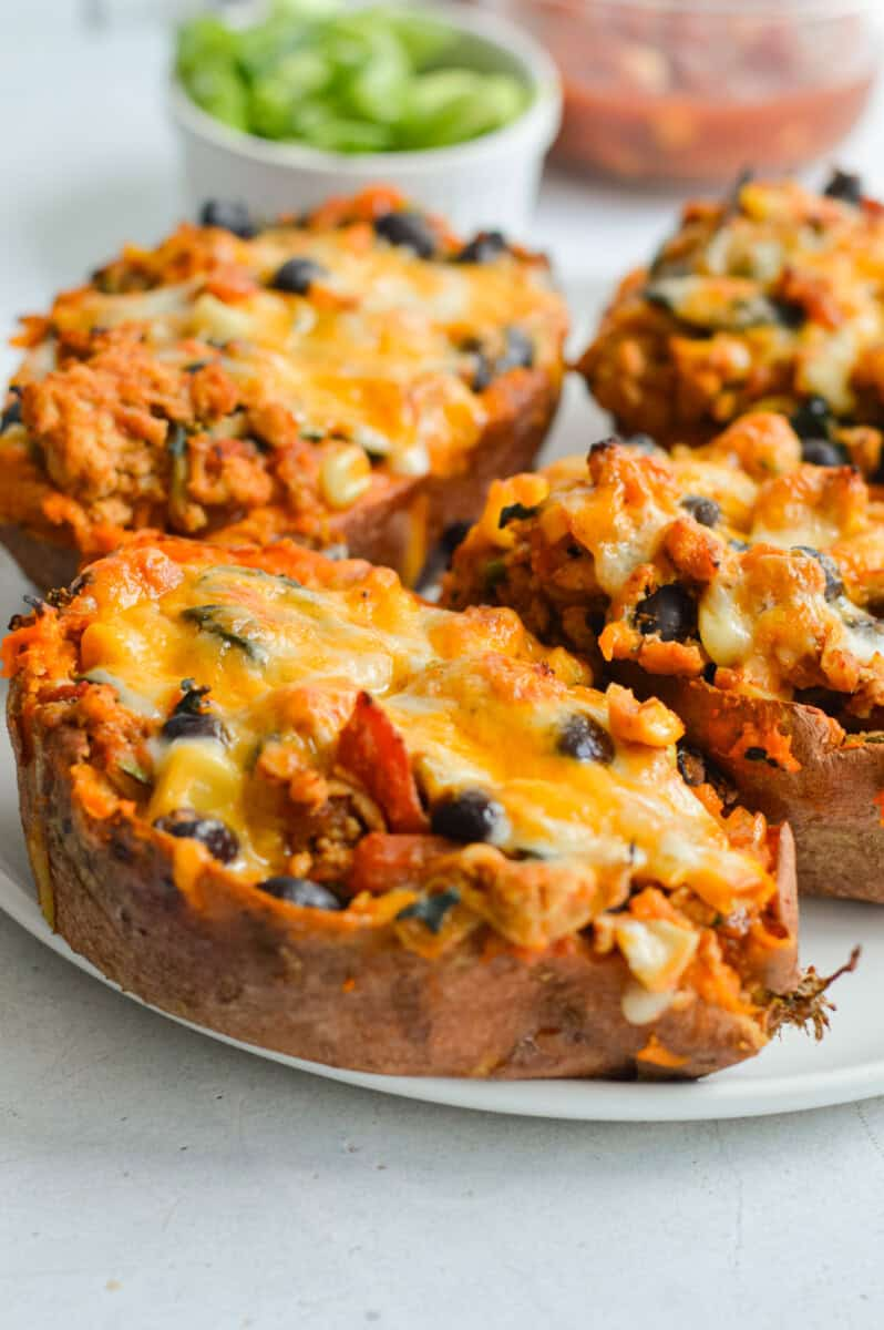 Turkey Stuffed Sweet Potatoes