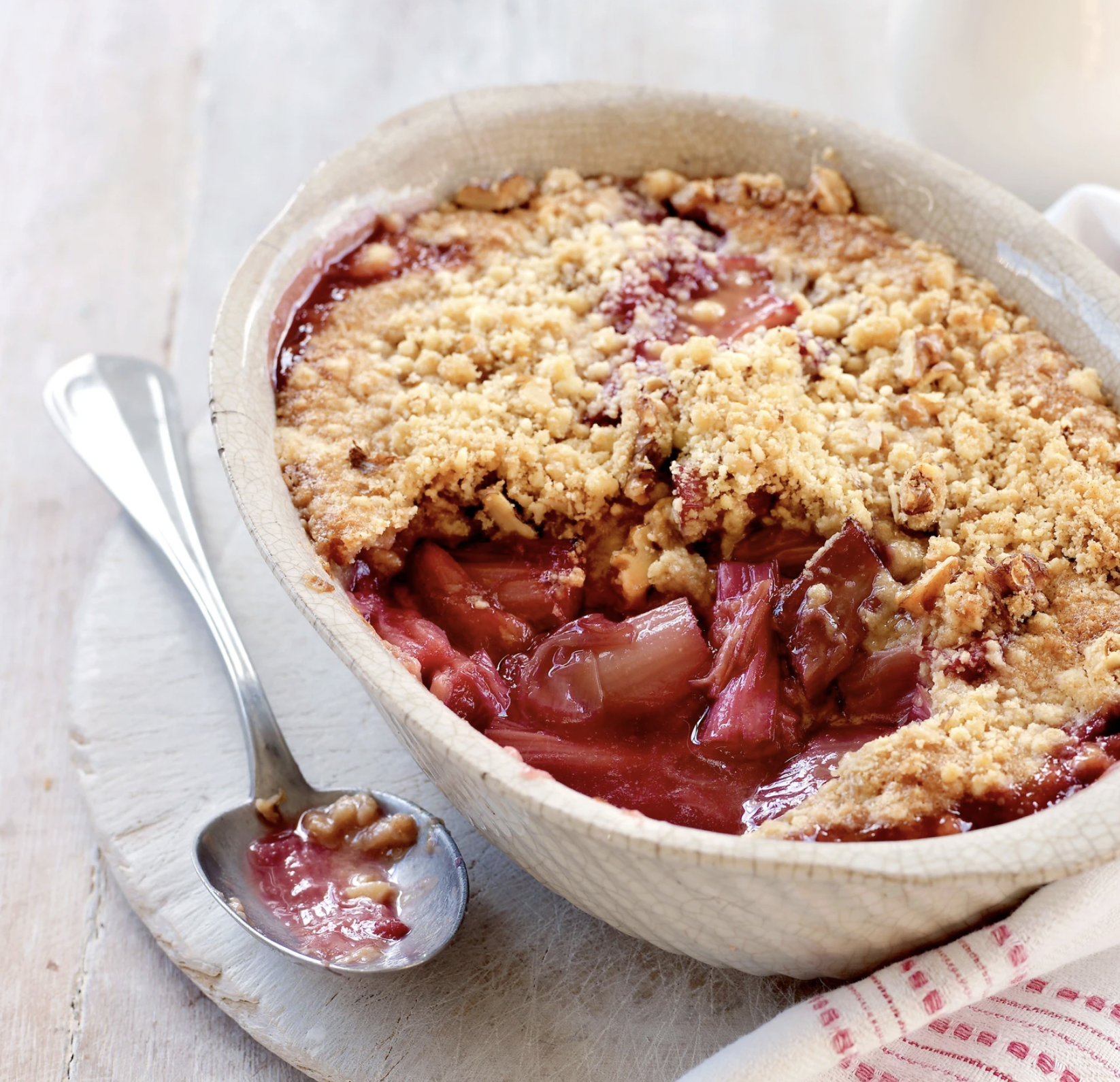 Rhubarb Crumble