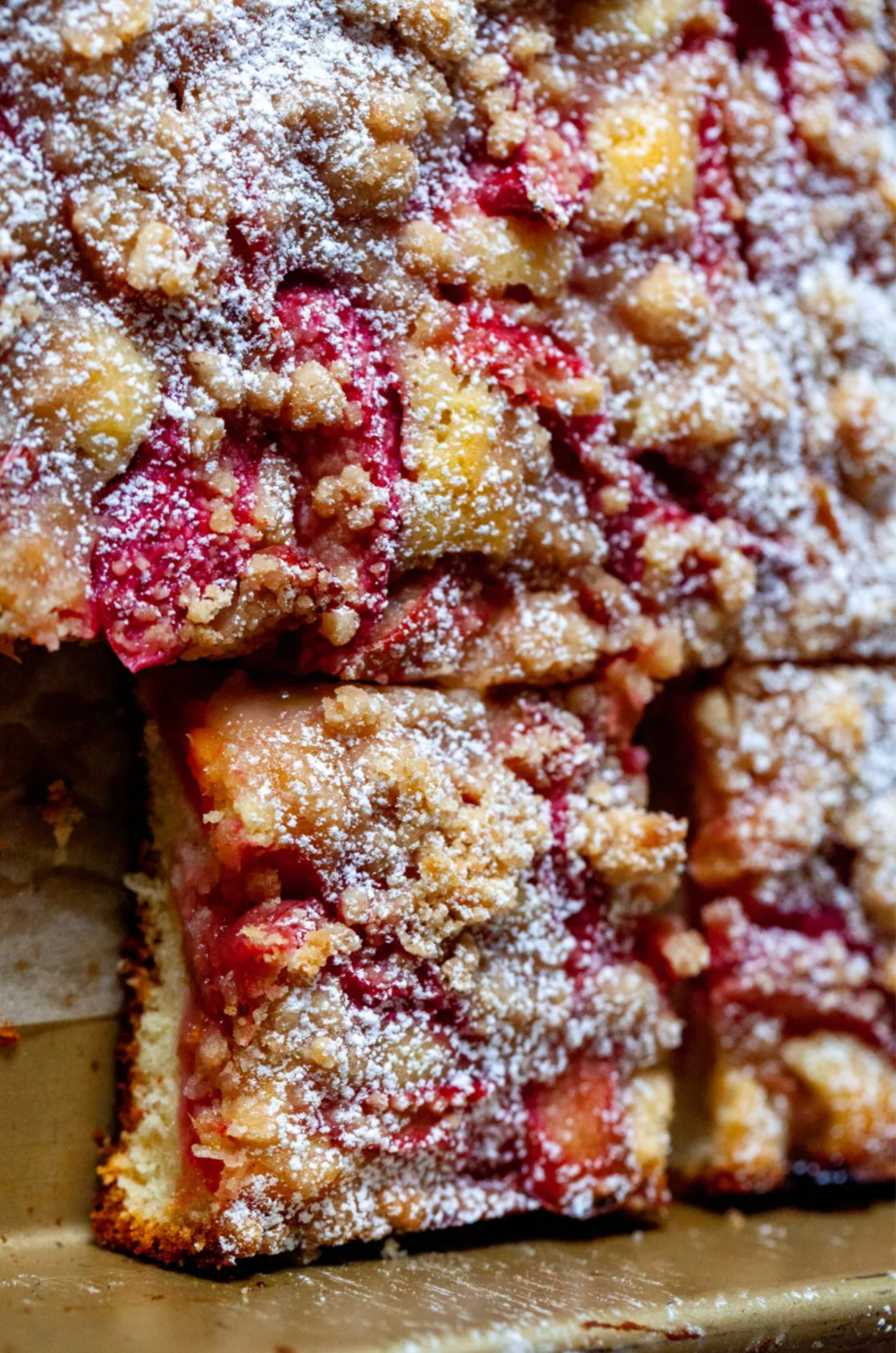 Rhubarb Snacking Cake