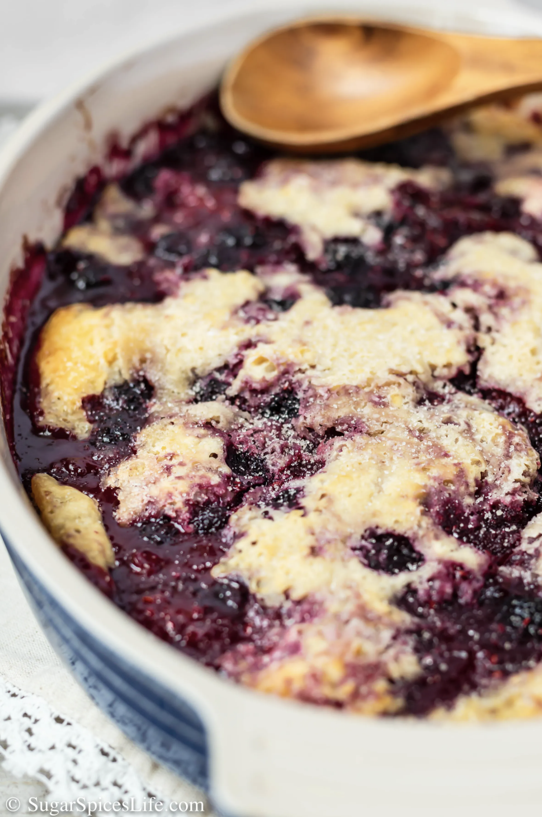 Blackberry Raspberry Cobbler