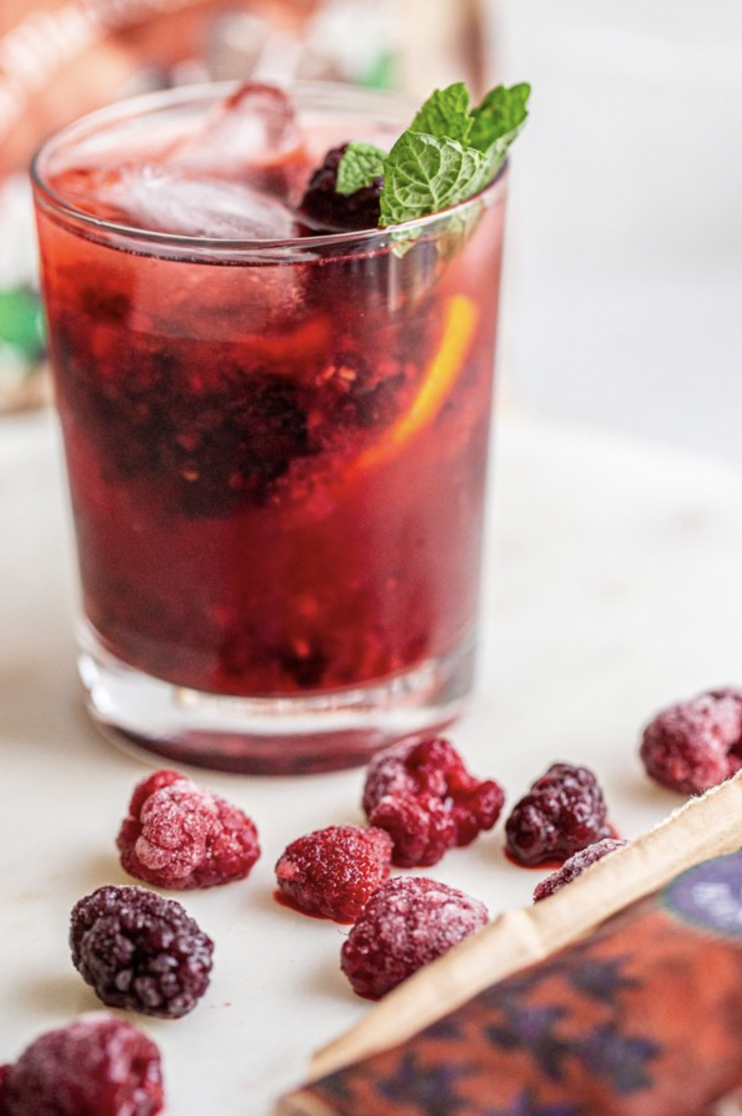 Blackberry Raspberry Old Fashioned Recipe