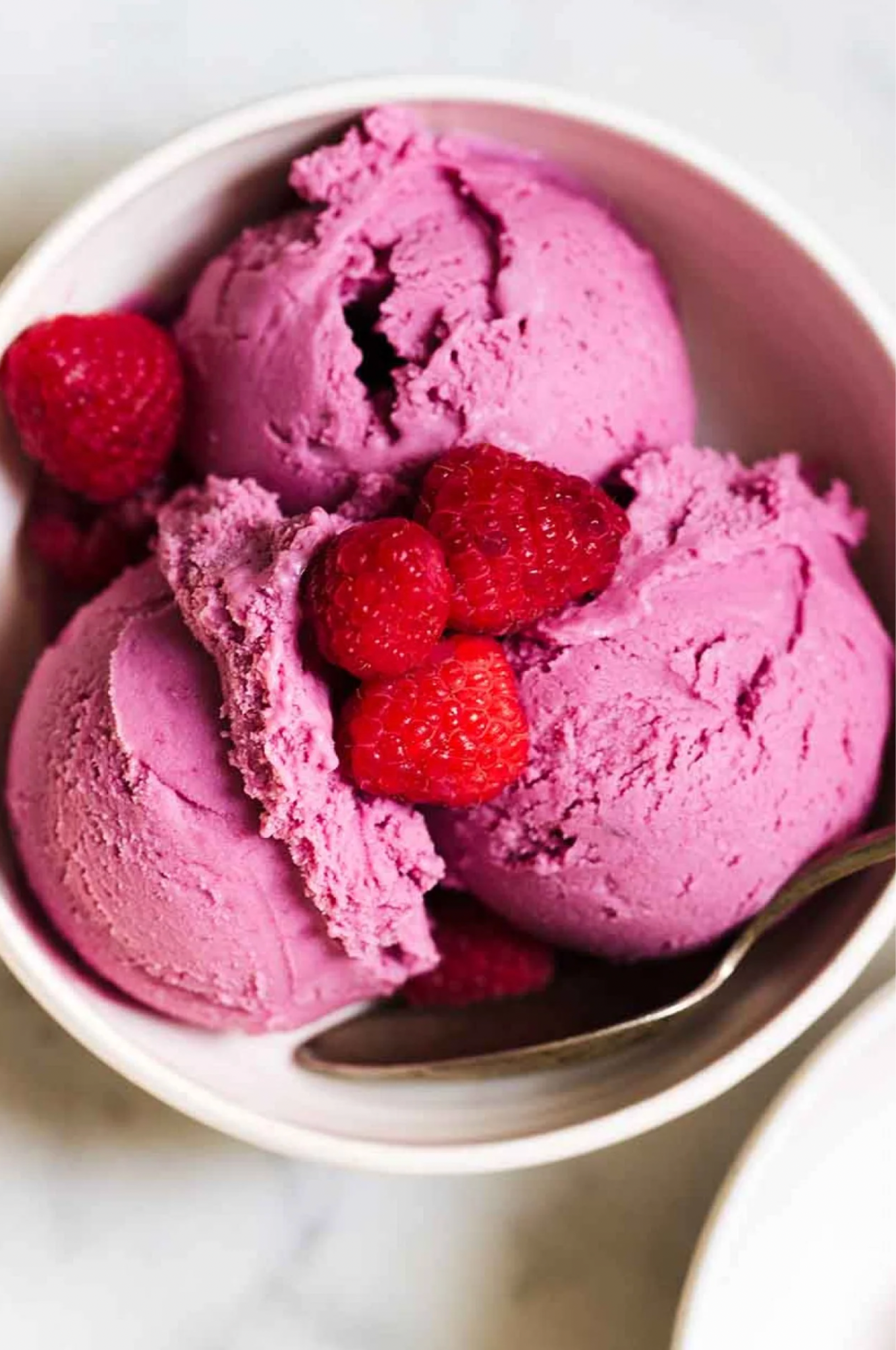 Blackberry and Raspberry Frozen Yogurt