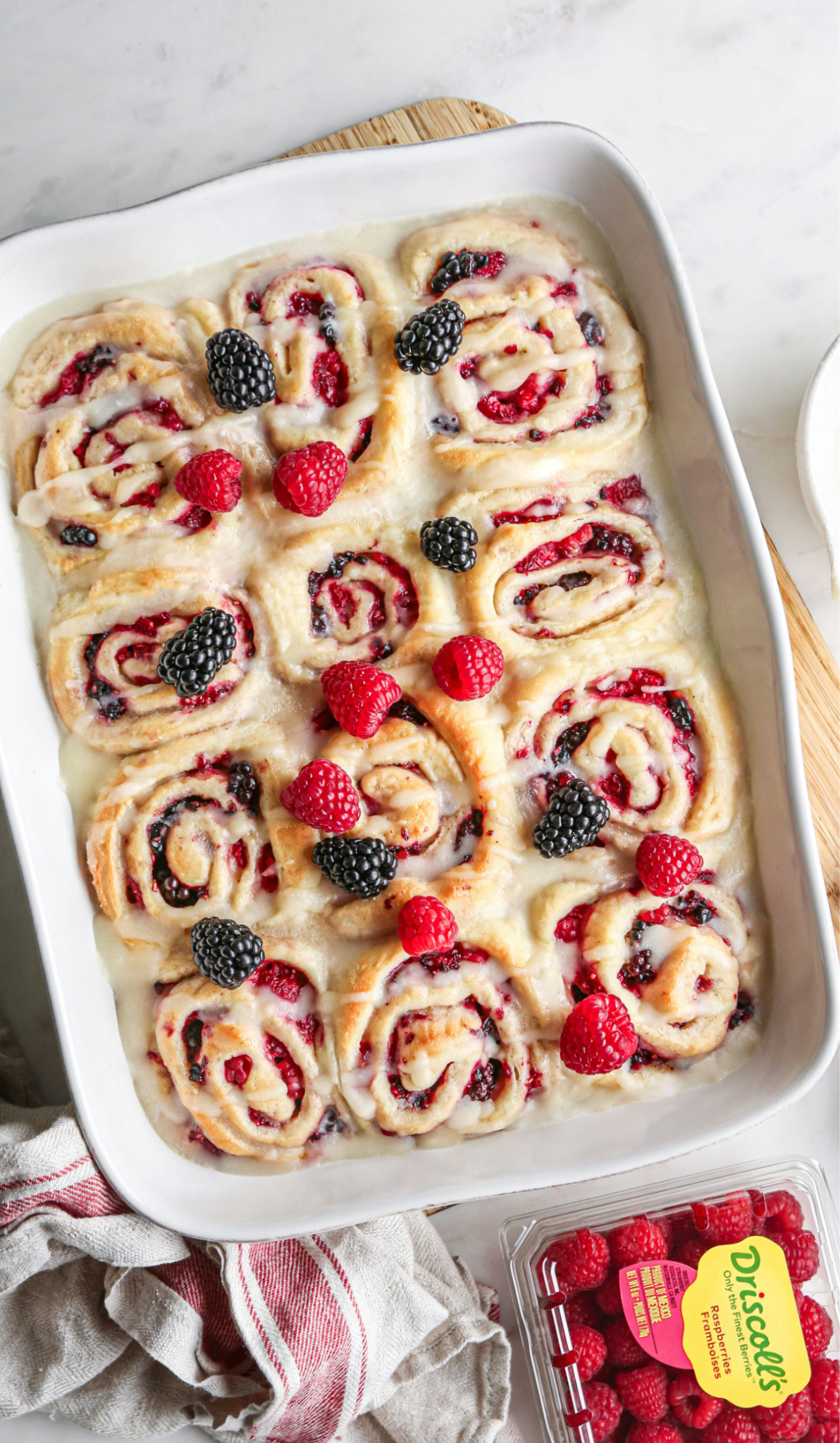 Raspberry And Blackberry Sweet Rolls