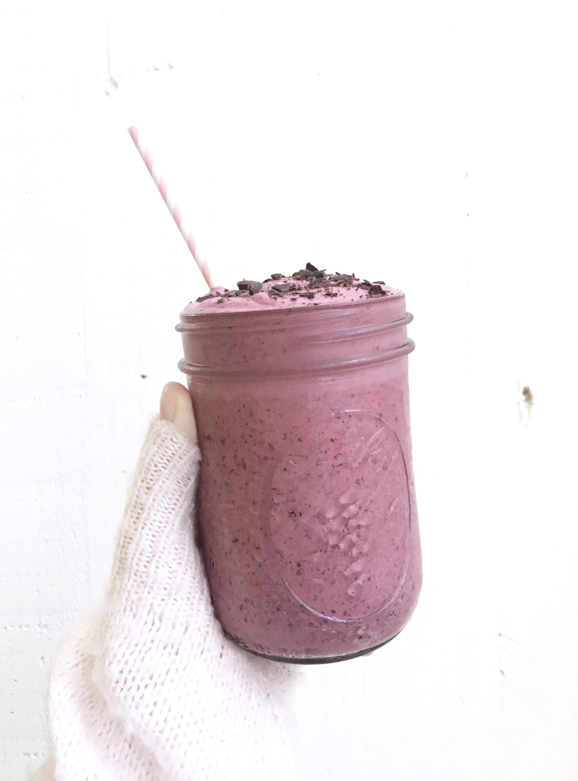 Healthy Black Raspberry Chip Smoothie Recipe