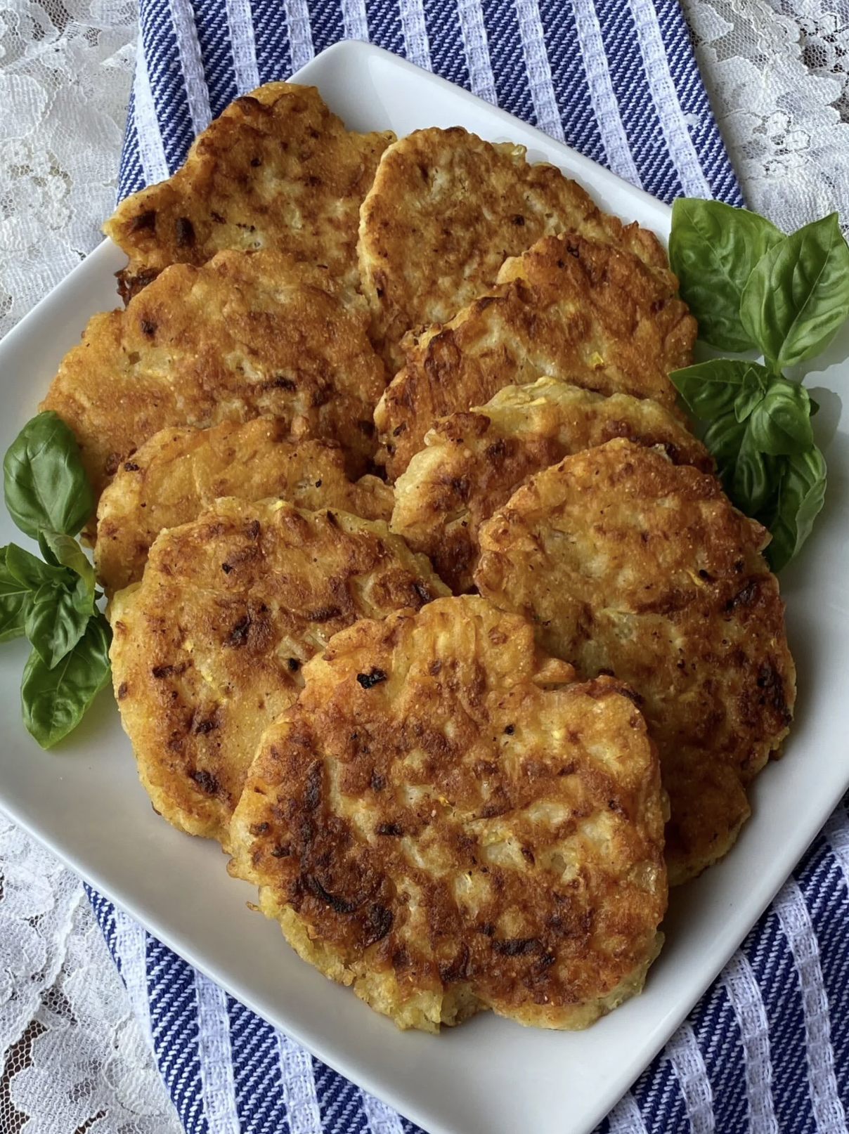 Yellow Cornmeal Squash Fritters