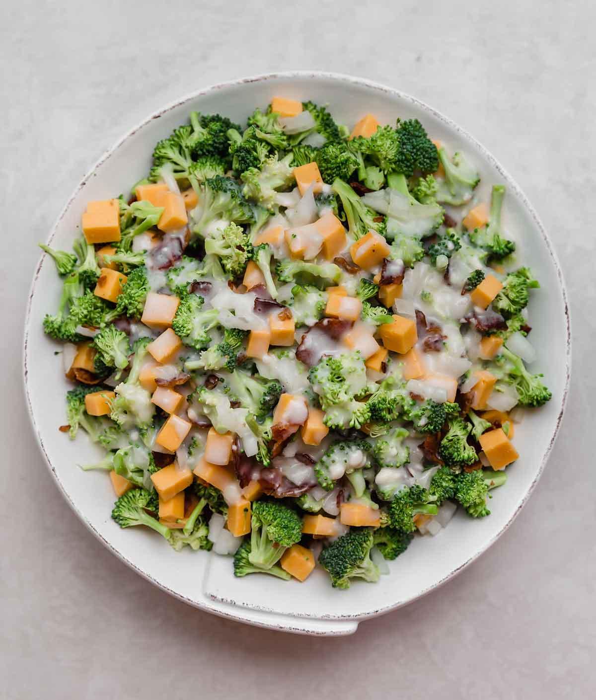 Zesty Bacon & Cheddar Broccoli Salad