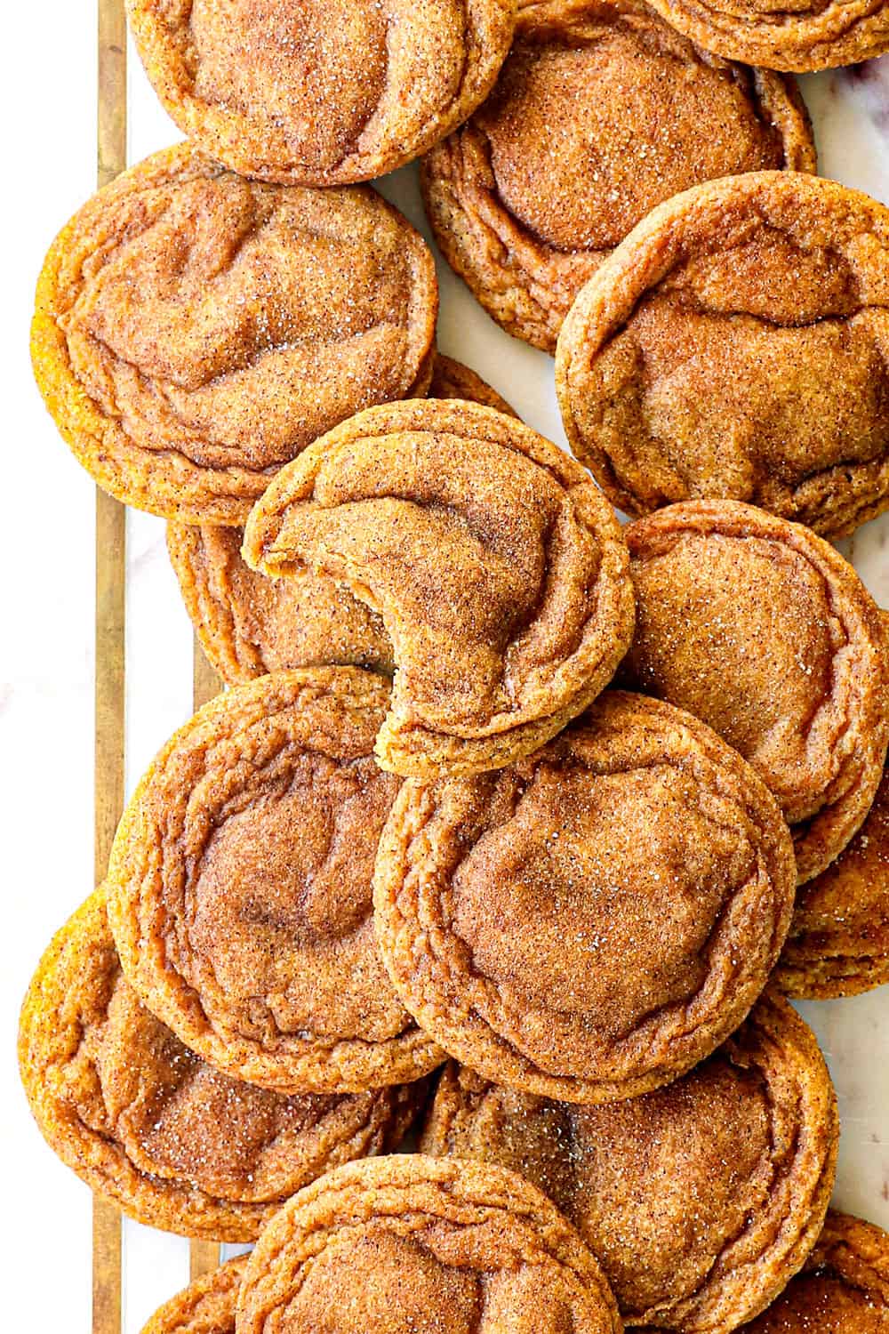 Pumpkin And Ginger Snickerdoodle Cookies