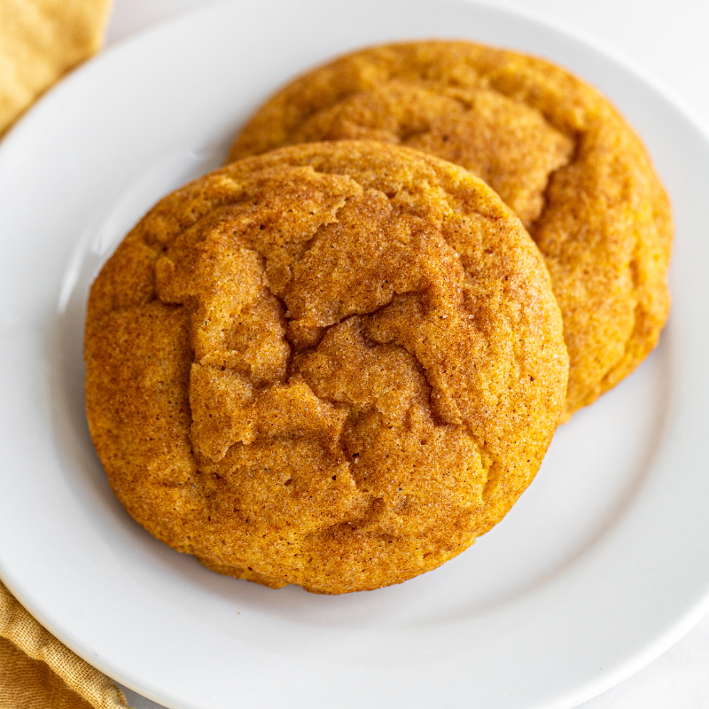 Pumpkin Spice Snickerdoodles with Coconut Oil