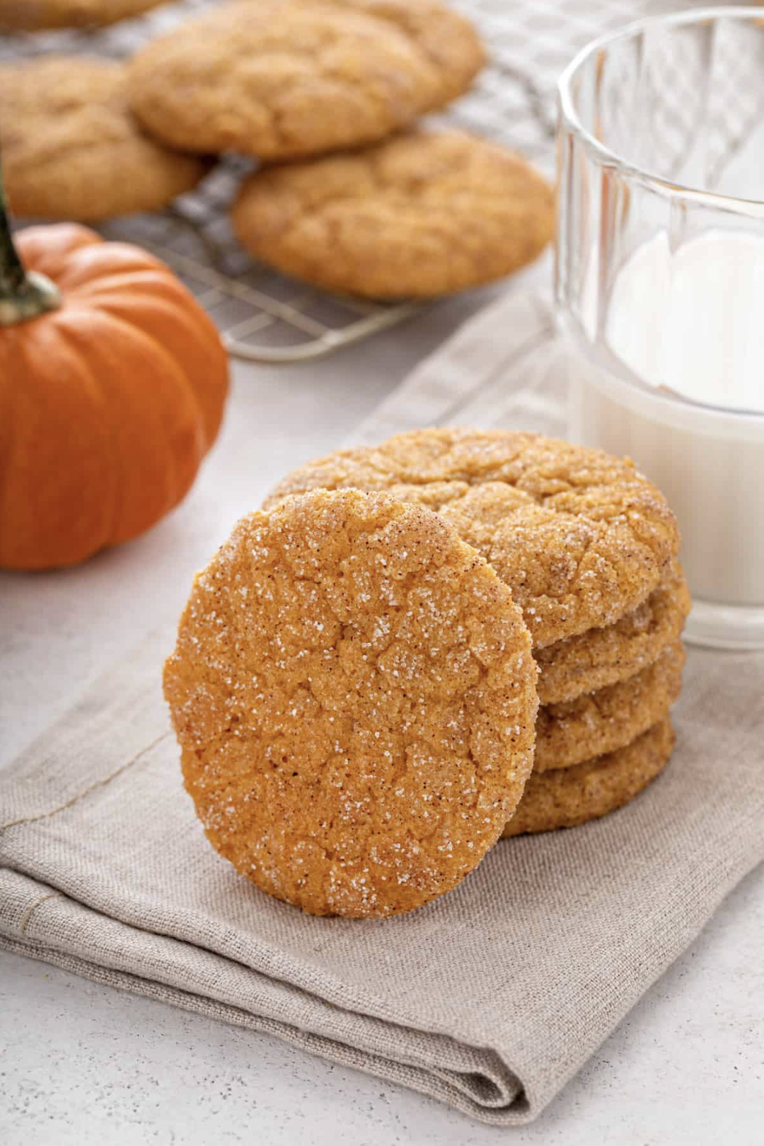 Pumpkin Crinkle Snickerdoodles