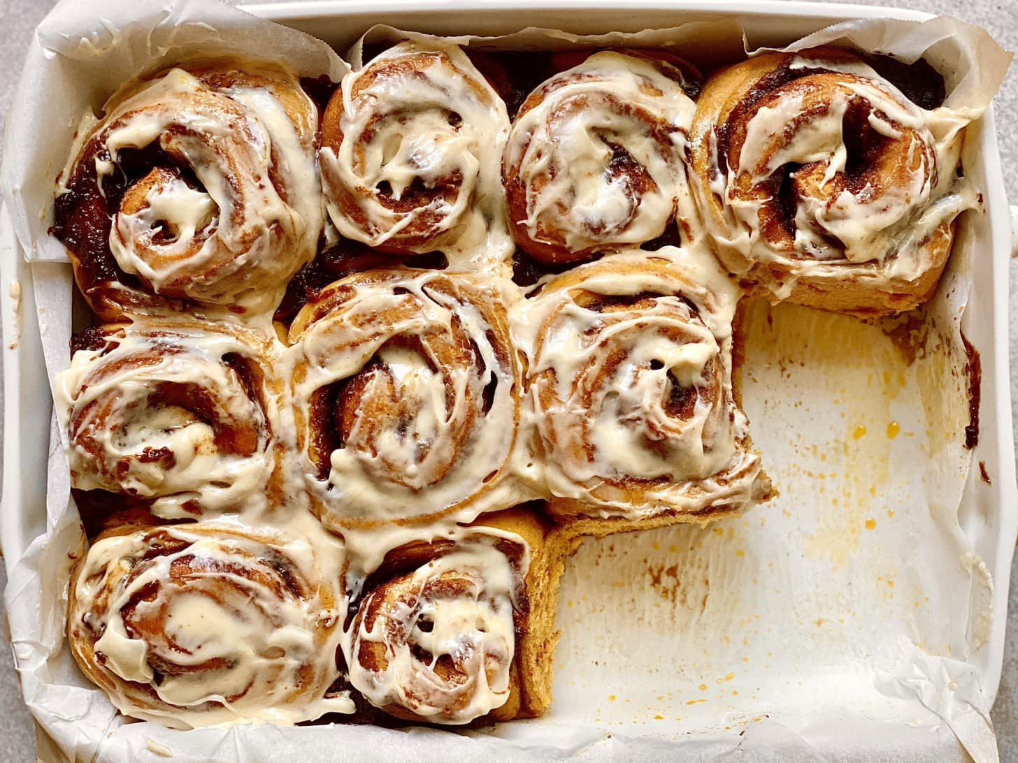 Fluffy Maple Pumpkin Rolls