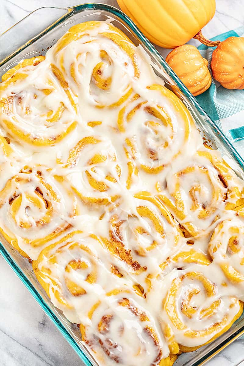 Autumn's Delight Pumpkin Cinnamon Rolls