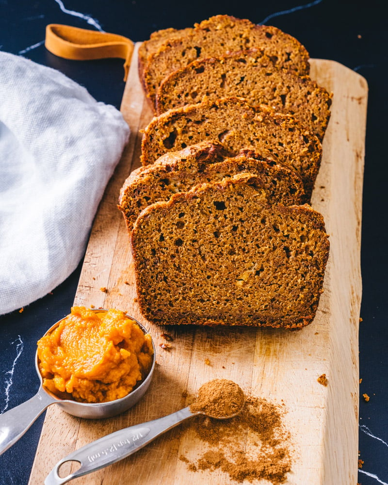 Perfectly Spiced Pumpkin Banana Bread