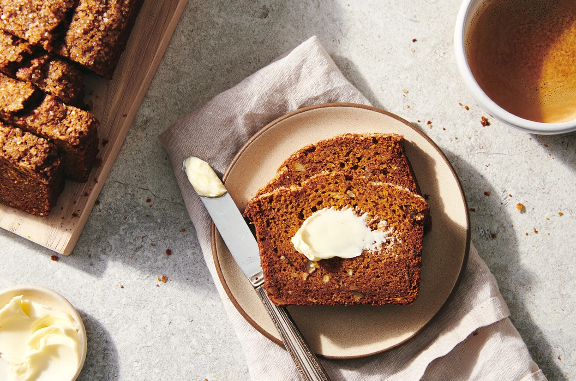 Whole Grain Pumpkin Banana Bread