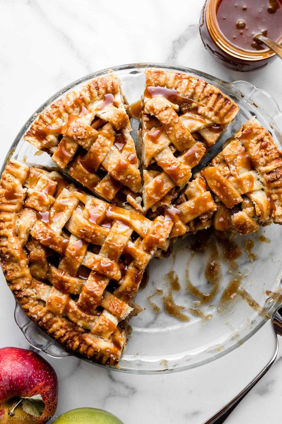 Salted Caramel Apple Pie