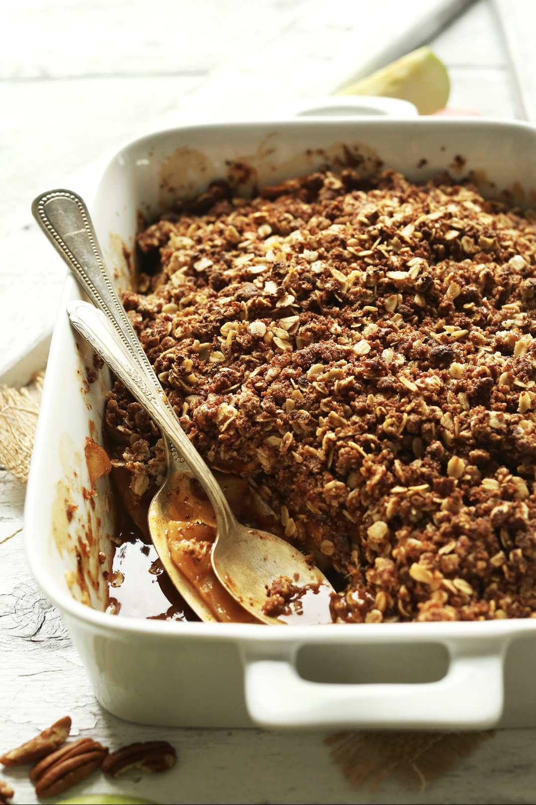 Ultimate Vegan Apple Crisp