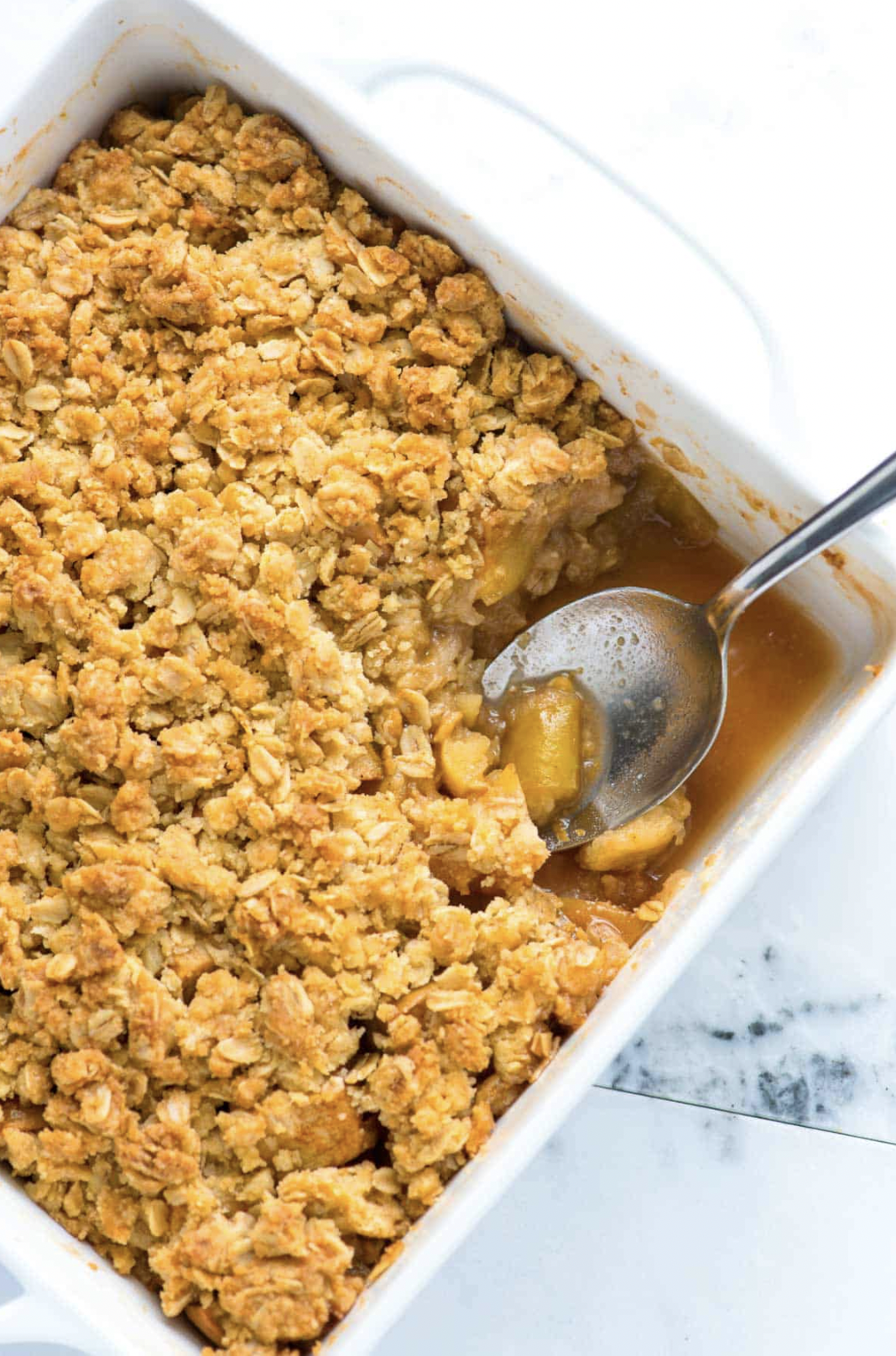 Classic Oat-Topped Apple Crisp