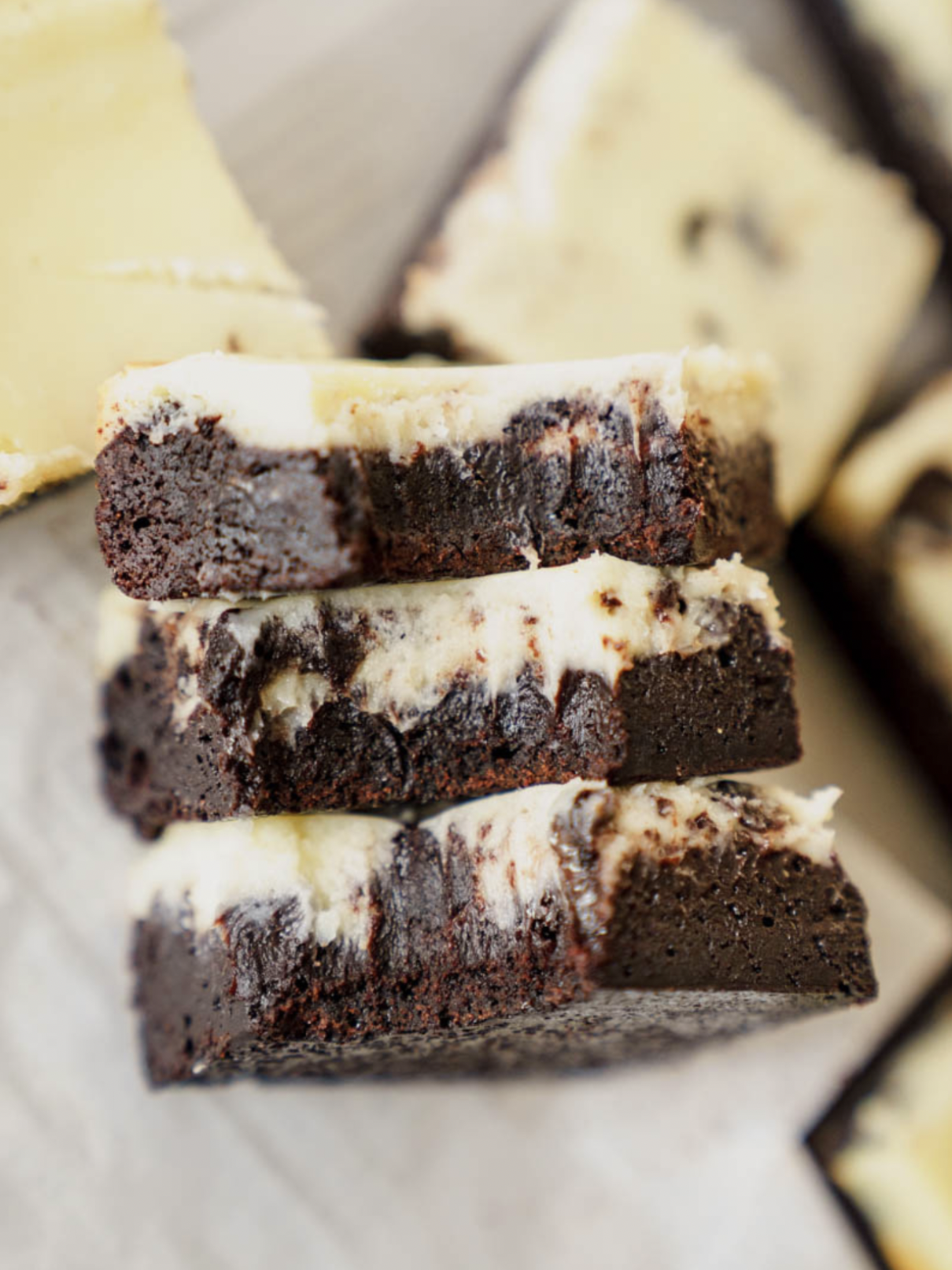 Decadent Cream Cheese Swirled Brownies