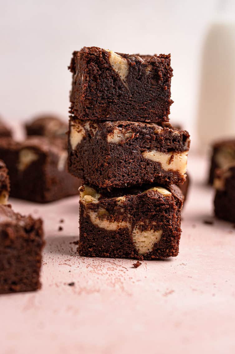 Decadent Cream Cheese Cheesecake Brownies