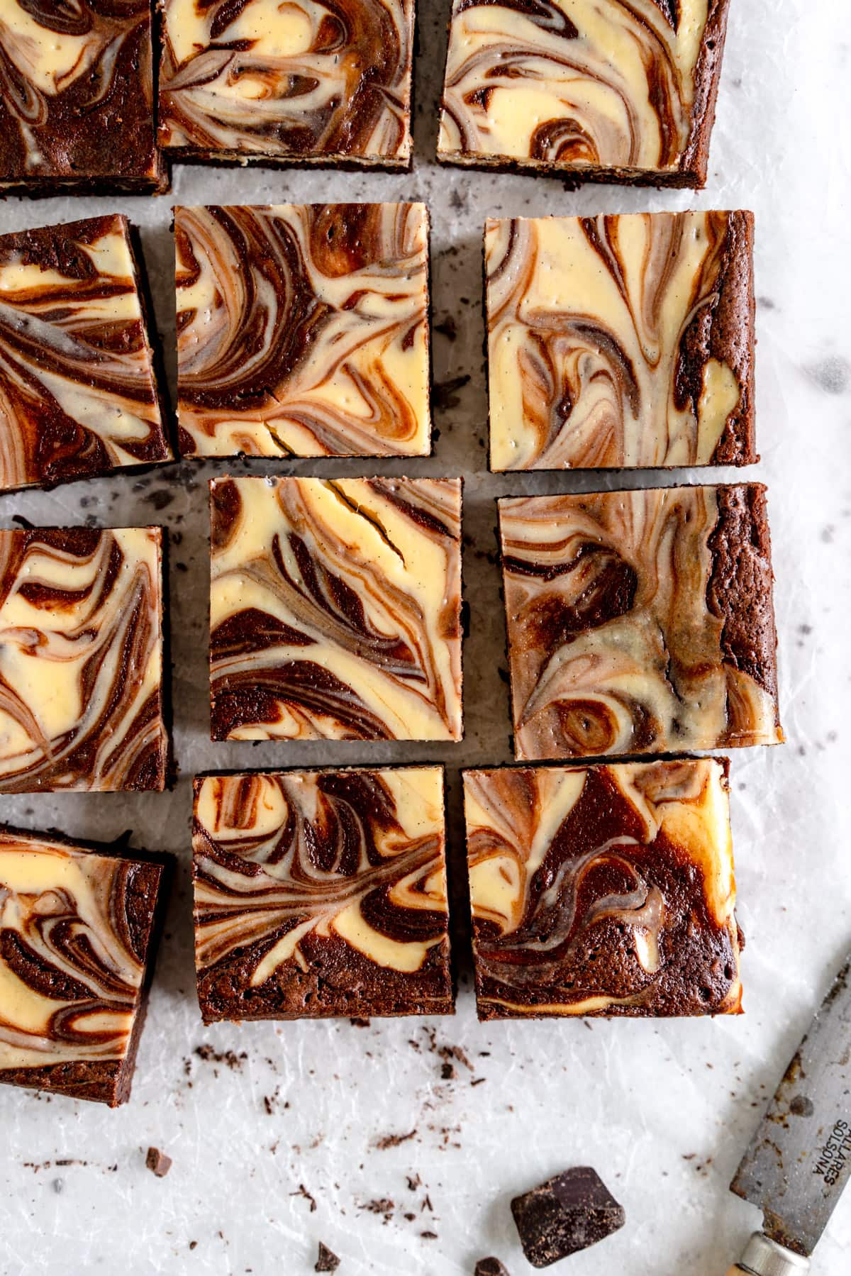 Decadent Swirled Cheesecake Brownies