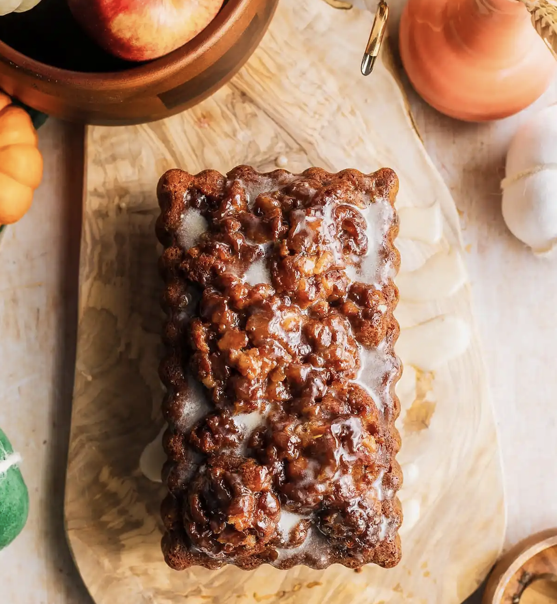 Homestyle Amish Apple Fritter Bread