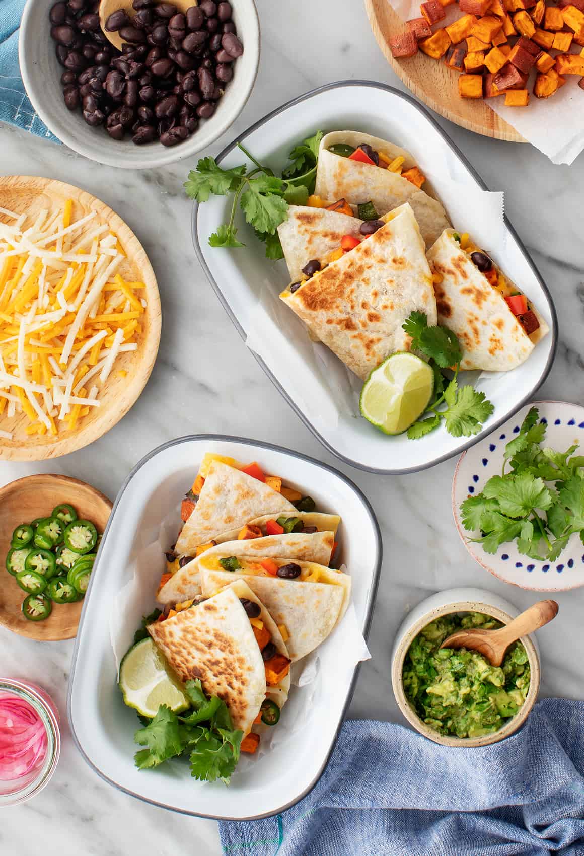 Cheesy Vegan Quesadillas