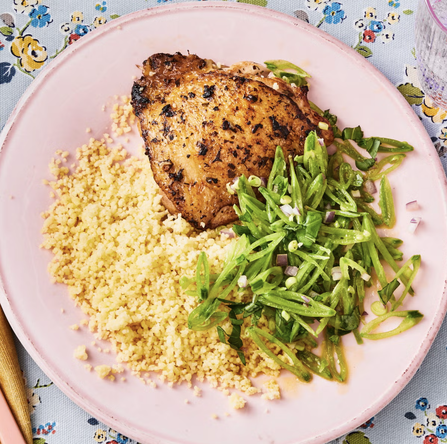 Lemon Herb Chicken with Snap Pea Salad