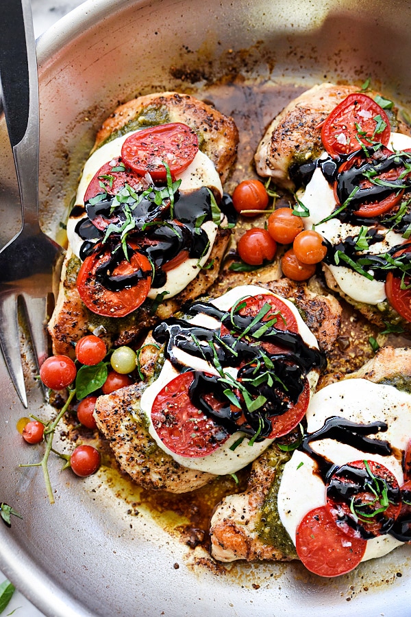 Savory Caprese Chicken