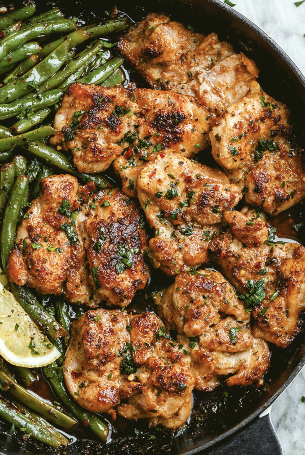 Lemon Garlic Butter Chicken Skillet