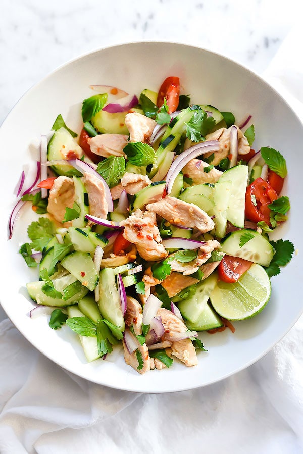 Thai Chicken Cucumber Salad