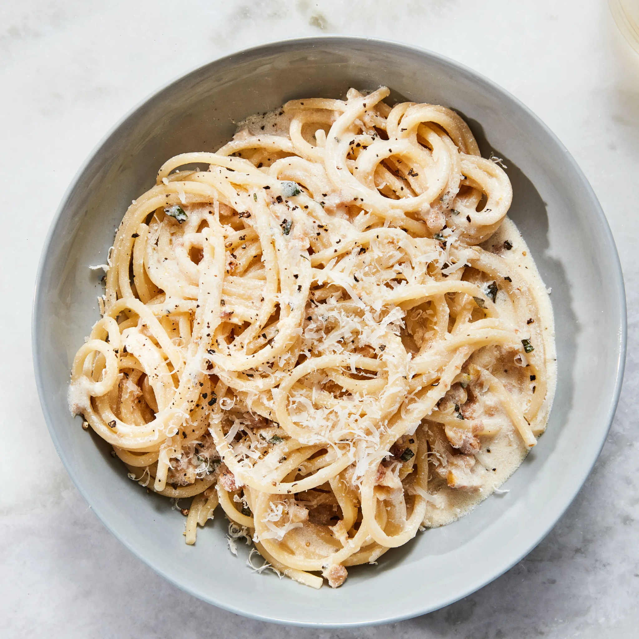 White Pesto Pasta with Ricotta