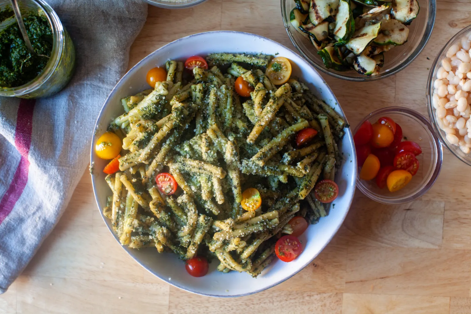 Pasta with Pesto Genovese