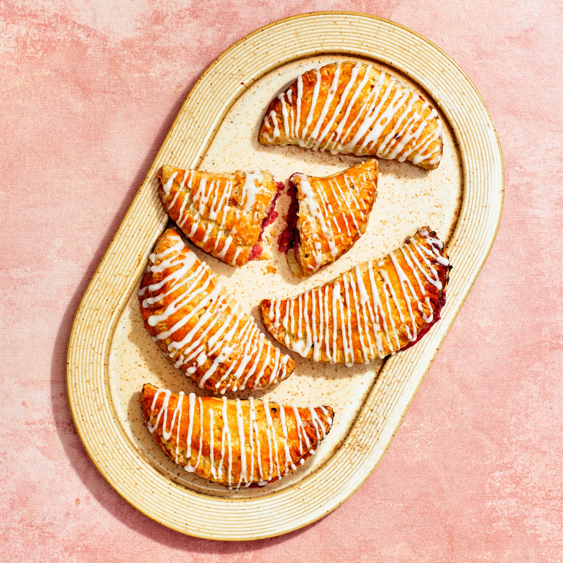 Golden Strawberry Hand Pies