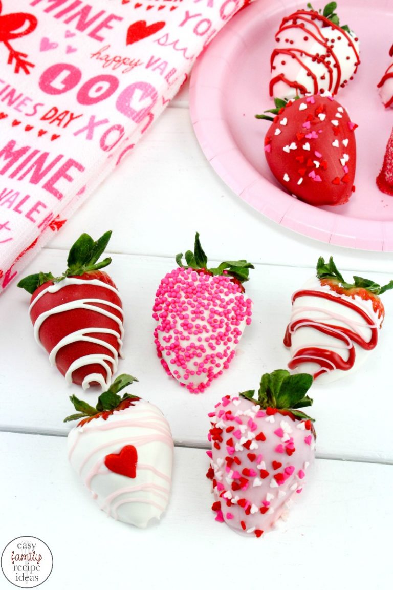 Romantic Chocolate-Covered Strawberries for Valentine's Day